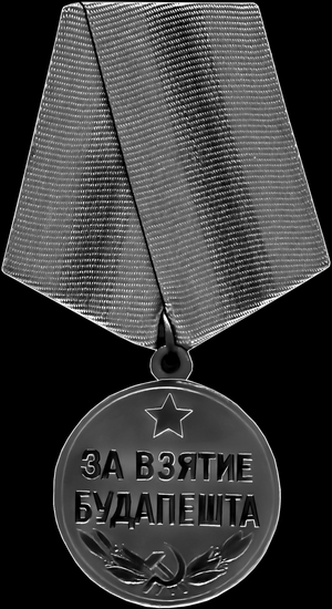 Медаль За взятие Будапешта - картинки для гравировки